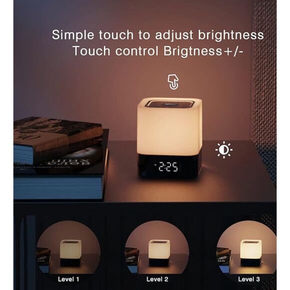 Multifunctional Touch Speaker/LED/Bluetooth/Alarm/MP3 Player/Phone Calls - Picture 5 of 7